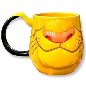 AUTHENTIC Disney Parks The Lion King Simba Face / Cub 3D Ceramic Mug